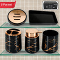 Bathroom Accessory Set Bathroom Decor Premium Quality (5 PCS)