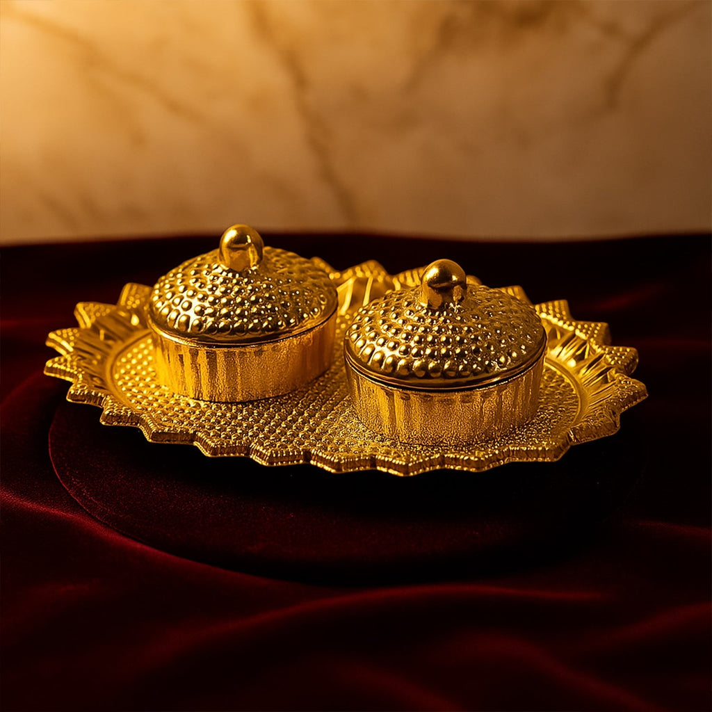 Pooja Kumkum / Roli–Chawal Holder - (1 Pc)