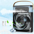 Portable Air Conditioner Fan - Personal Desk Cooling Fan (Battery Not Included)