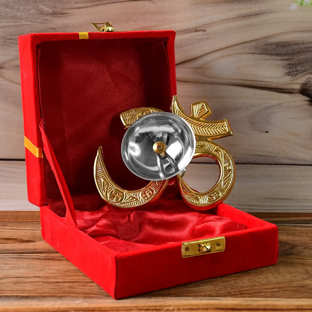 Traditional Om Symbol Brass Oil Diya