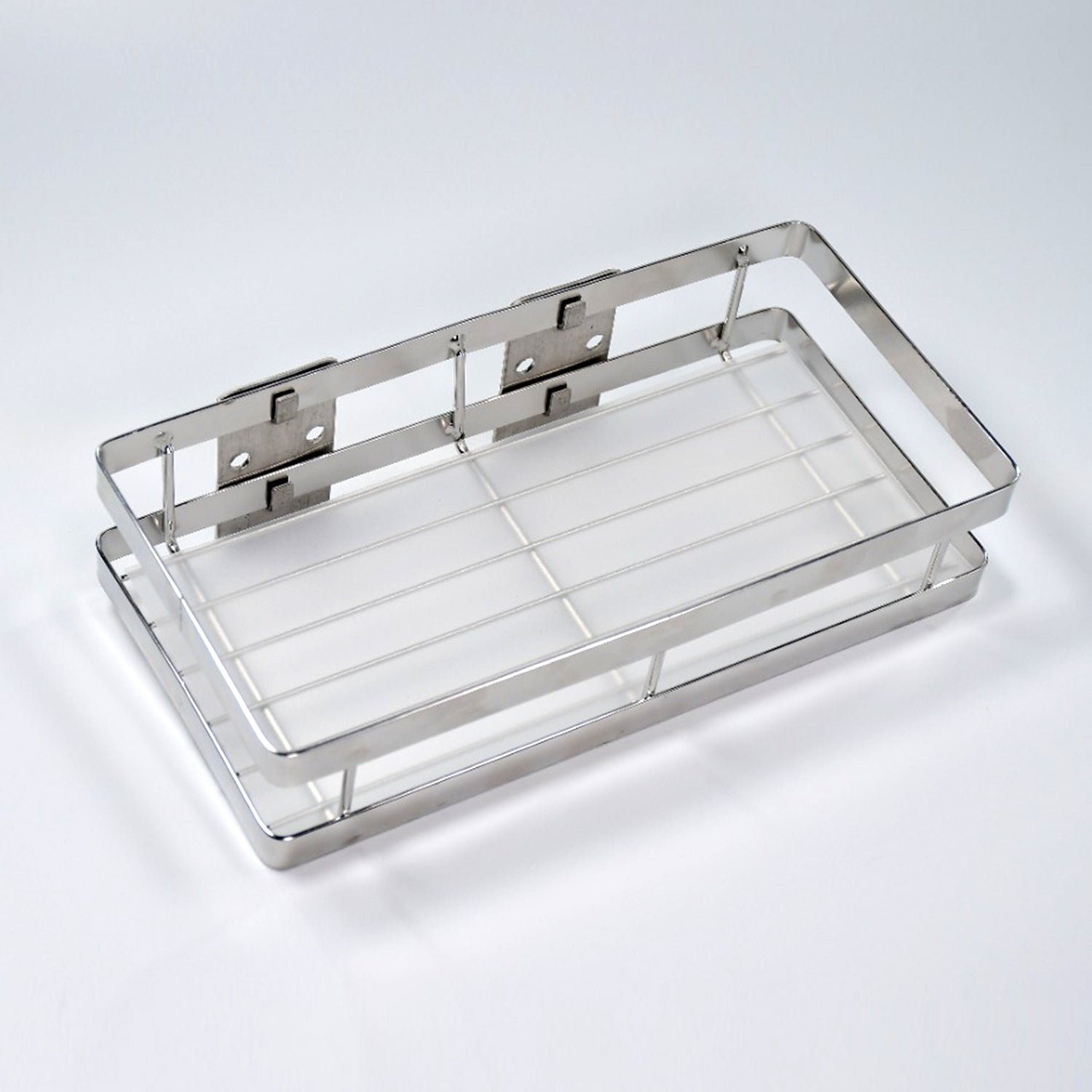 25 cm Metal Space Saving Rack – Multi-Purpose Kitchen Storage Organizer Shelf
