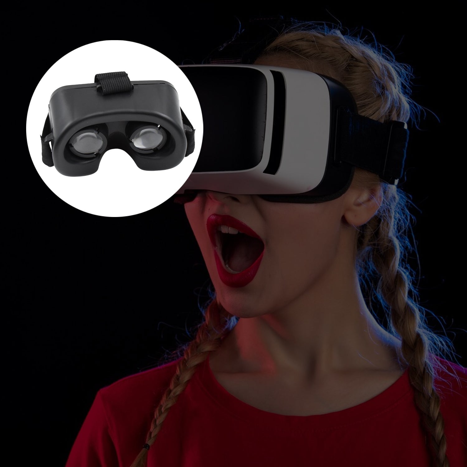 3D VR Box Glasses Virtual Reality Goggles Headset  (1 Pc)