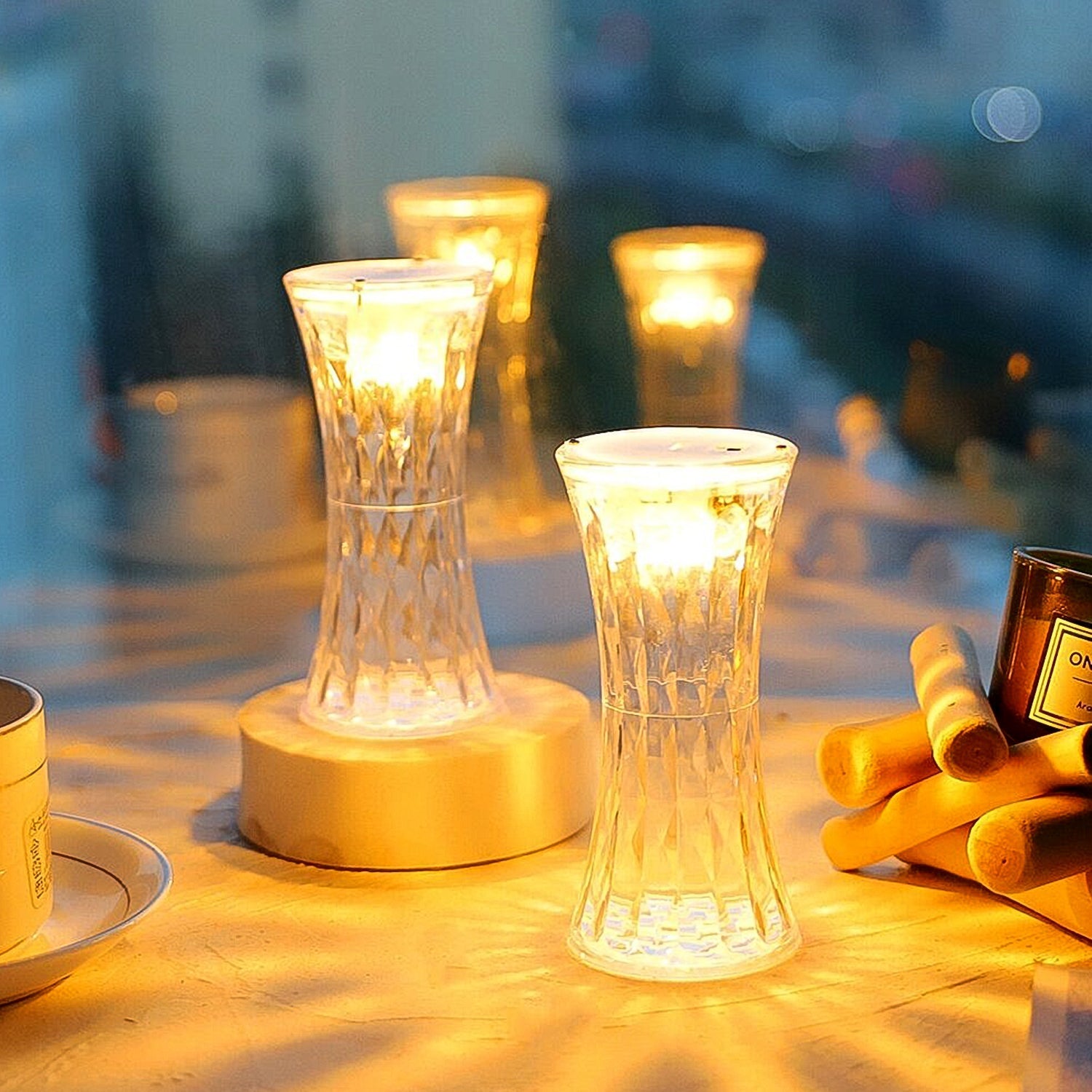 Crystal Night Light Lamp