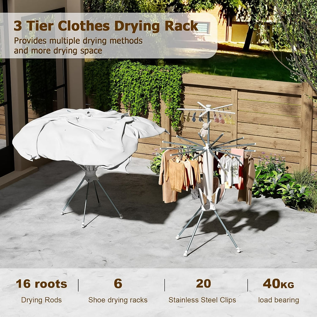 Foldable Drying Stand Set