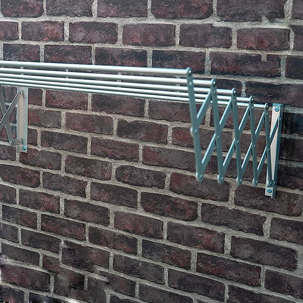 Foldable Extendable Clothes Drying Rack for Bathroom & Balcony