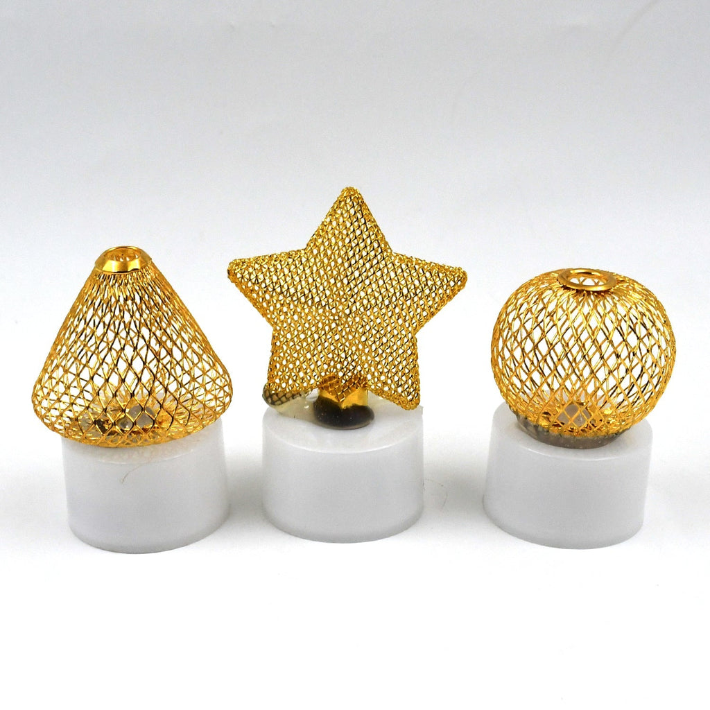 Flameless and Smokeless Decorative Candles (3 Pc Set)