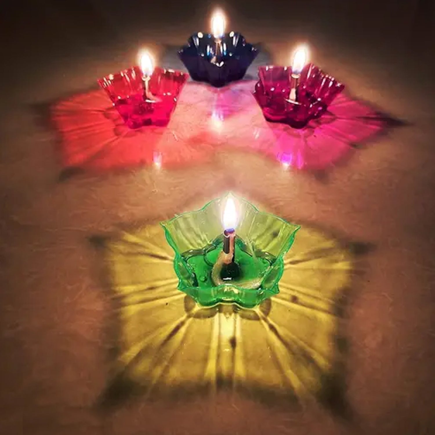 Reflection 12 Diya Combo Set