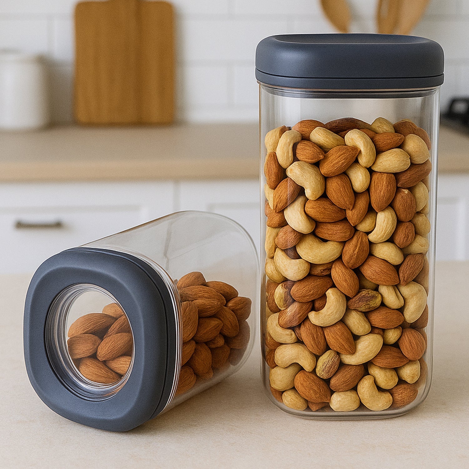 Supermom Airtight Kitchen Storage Containers – (2 Pc Set / 1500 ml)
