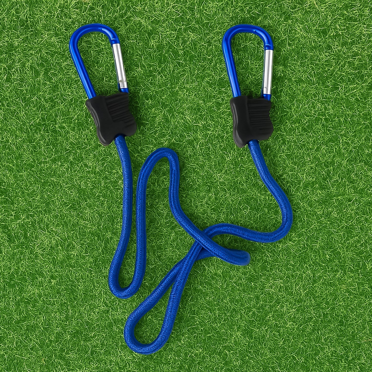 Carabiner Bungee Cord with Hook for Luggage & Bags (1 Pc / Mix Color)