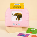 Preschool Learning Toys Flash Cards for Small Kids Educational Toys English Words Learning Machine for Kids with 224 Words, Birthday Gift for Kids Intelligent Electric Kids Language Card (1 Set)