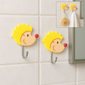 Multipurpose Self-Adhesive Hooks (Heavy Duty): Bathroom, Kitchen, Office