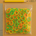 Rubber Band For Office/Home and Kitchen Accessories Item Products, Elastic Rubber Bands, Flexible Reusable Nylon Elastic Unbreakable, For Stationery, School  Multicolor (1 Inch, 50 GM), Hair accessories