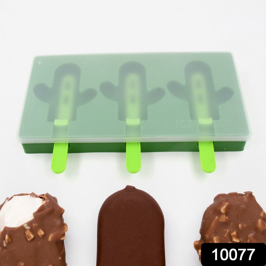 Cactus Shape Ice Cream Mould Homemade Ice Molds for DIY Summer Food Kitchen Tools 1 Pc