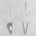 Mini Nail Clipper Set With Plastic Storage Case, (4 Pc Set)