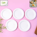 Freshee 6 Inch Round Compostable Bagasse Plate (10 Pcs Pack)
