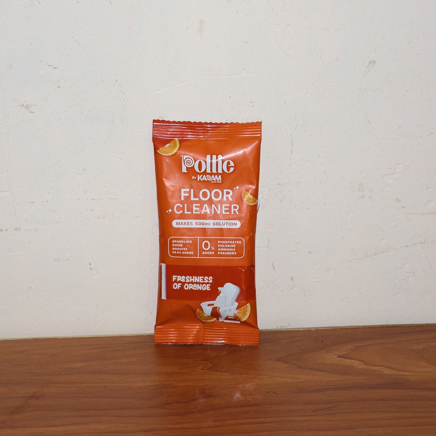 Pollic Kadam Concentrated Floor Cleaner Sachet – Orange Fresh Fragrance (50 Gm)