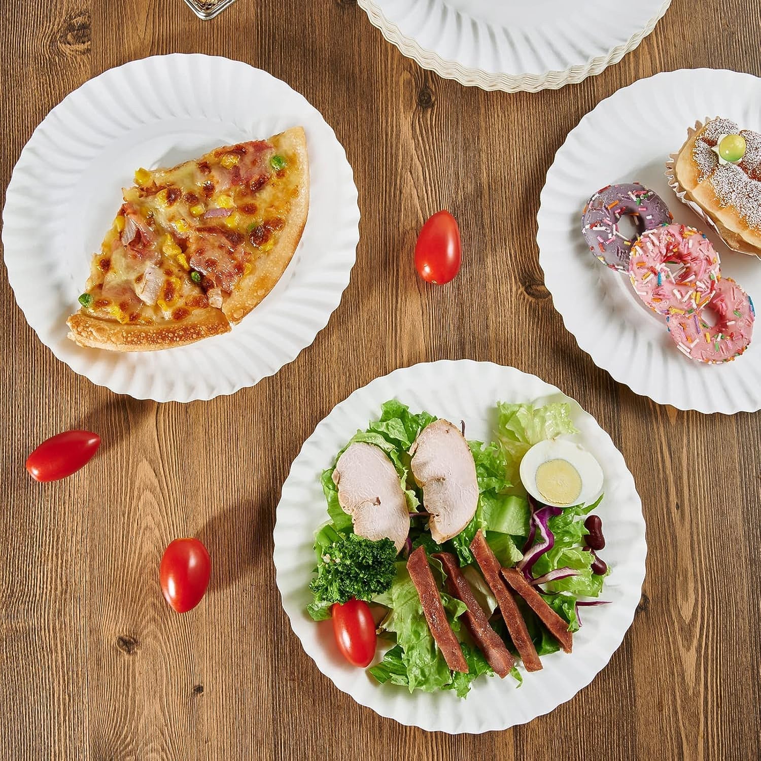 Freshee 9 Inch Round Compostable Paper Plate – 25 Pcs Pack