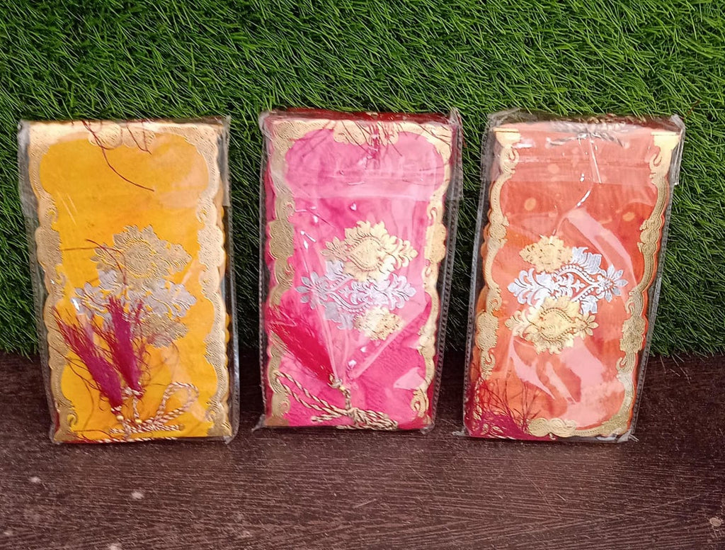 Wedding Money Gift Envelopes Multicolor Shagun Pack (5 Pcs Set)